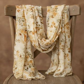 Viscose LUREX Fine leaves yellow