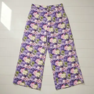 Viscose Artistic flowers design C digital print