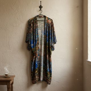 Viscose Dimulti dark blue digital print