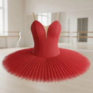 Tulle netting red 160 cm