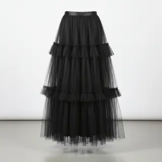 Tulle netting black 160 cm