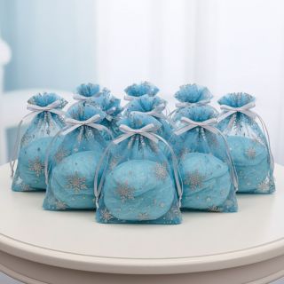 Tulle netting Crystal light aqua