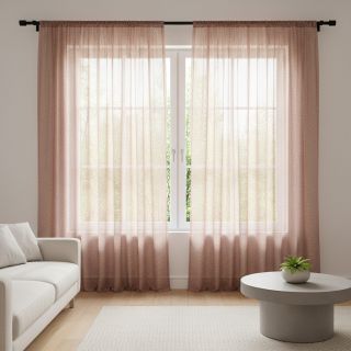 Tulle netting ROYAL SPARKLE aubergine gold