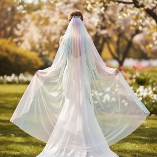 Tulle netting ROYAL Rainbow soft multicolor