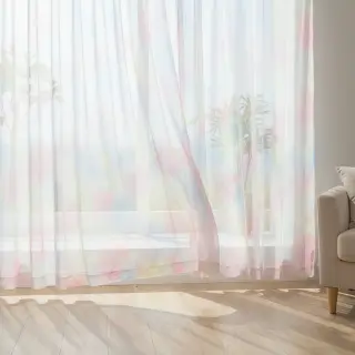 Tulle netting Rainbow design H