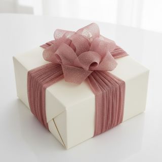 Tulle netting ROYAL SPARKLE old rose gold