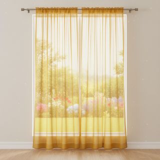 Tulle netting ochre 160 cm