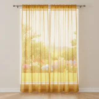 Tulle netting ochre 160 cm
