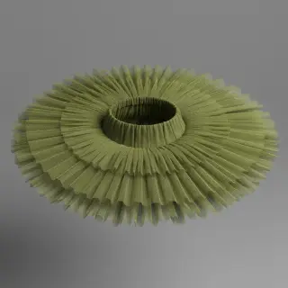 Tulle netting olive 160 cm