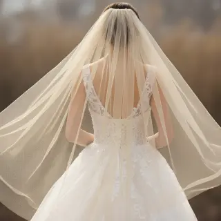 Tulle netting camel 160 cm