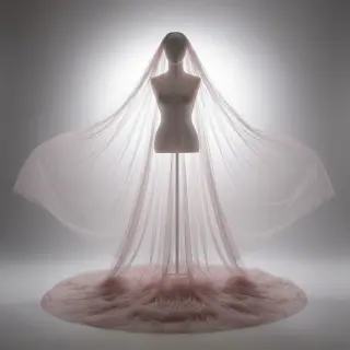 Tulle netting old lila 160 cm