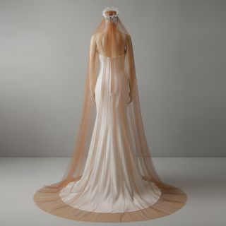 Tulle netting cognac 160 cm