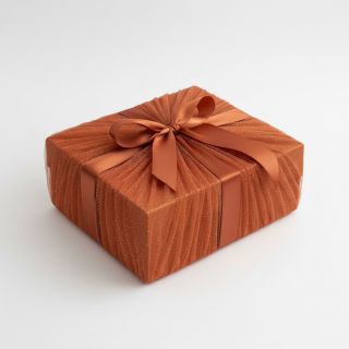 Tulle netting ROYAL SPARKLE rust gold