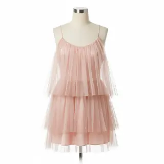 Tulle netting ROYAL SPARKLE rose gold