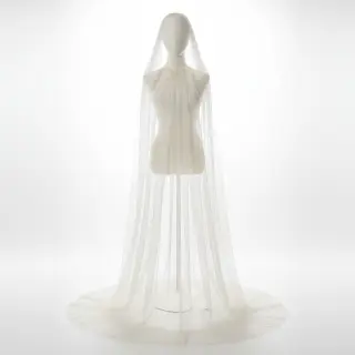 Tulle netting ROYAL SPARKLE white gold