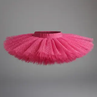 Tulle netting SPOT fuchsia