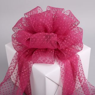 Tulle netting SPOT fuchsia