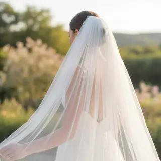 Tulle netting white 160 cm