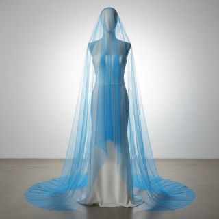 Tulle netting aqua 160 cm