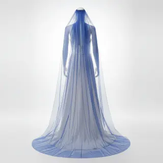 Tulle netting cobalt 160 cm