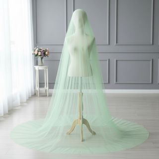 Tulle netting light mint 160 cm