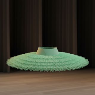 Tulle netting mint 160 cm