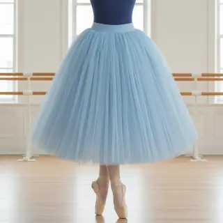 Tulle netting light blue 160 cm