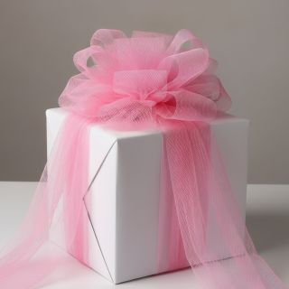 Tulle netting pink 160 cm