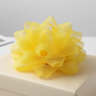 Tulle netting yellow 160 cm