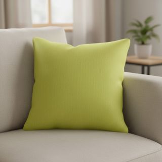 Linen cotton Fishbone bright green