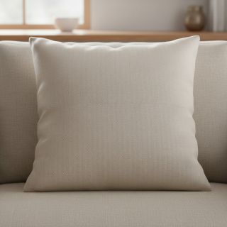 Linen cotton Fishbone natural