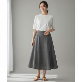 Linen cotton Fishbone black