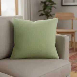 Linen cotton Fishbone lime