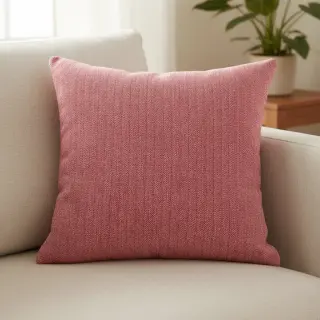 Linen cotton Fishbone red