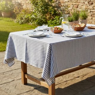 Linen cotton Lira big stripe jeans