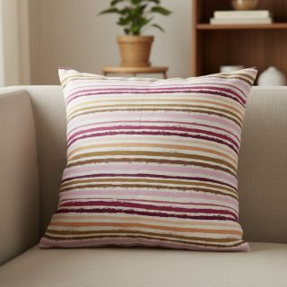 Cotton fabric Small stripes Snoozy old pink