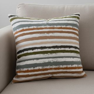 Cotton fabric Big stripes Snoozy old green