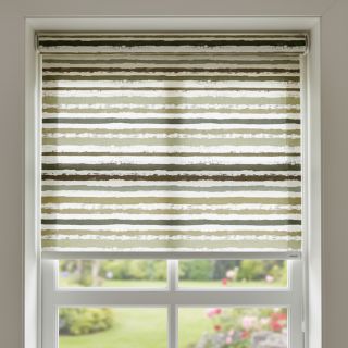 Cotton fabric Big stripes Snoozy taupe