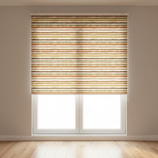 Cotton fabric Small stripes Snoozy brick