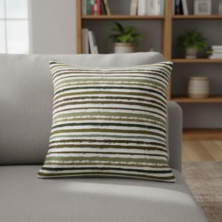 Cotton fabric Small stripes Snoozy taupe