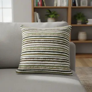 Cotton fabric Small stripes Snoozy taupe