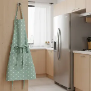 Cotton fabric Stars mint