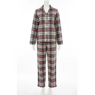 Cotton fabric YARN DYED CHECK BRUSHED pickle