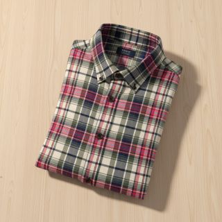 Cotton fabric YARN DYED CHECK BRUSHED pickle