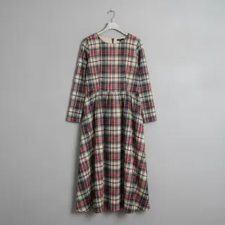 Cotton fabric YARN DYED CHECK BRUSHED pickle
