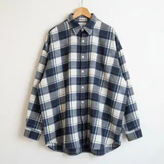 Cotton fabric YARN DYED CHECK BRUSHED Silva design A
