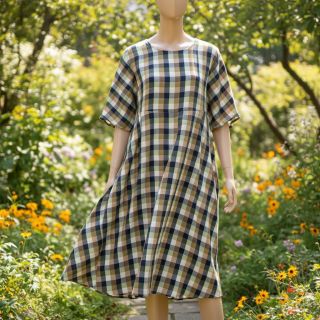 Cotton fabric YARN DYED Square pickle