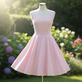 Cotton fabric YARN DYED CHECK BRUSHED light rose