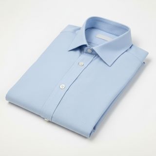 Cotton poplin baby light blue