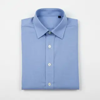 Cotton poplin dark sky blue